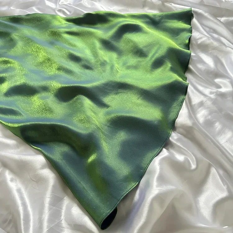 Beautiful A Line Spaghetti Straps Green Long Prom Dresses Evening Gowns P2312 - Image 7