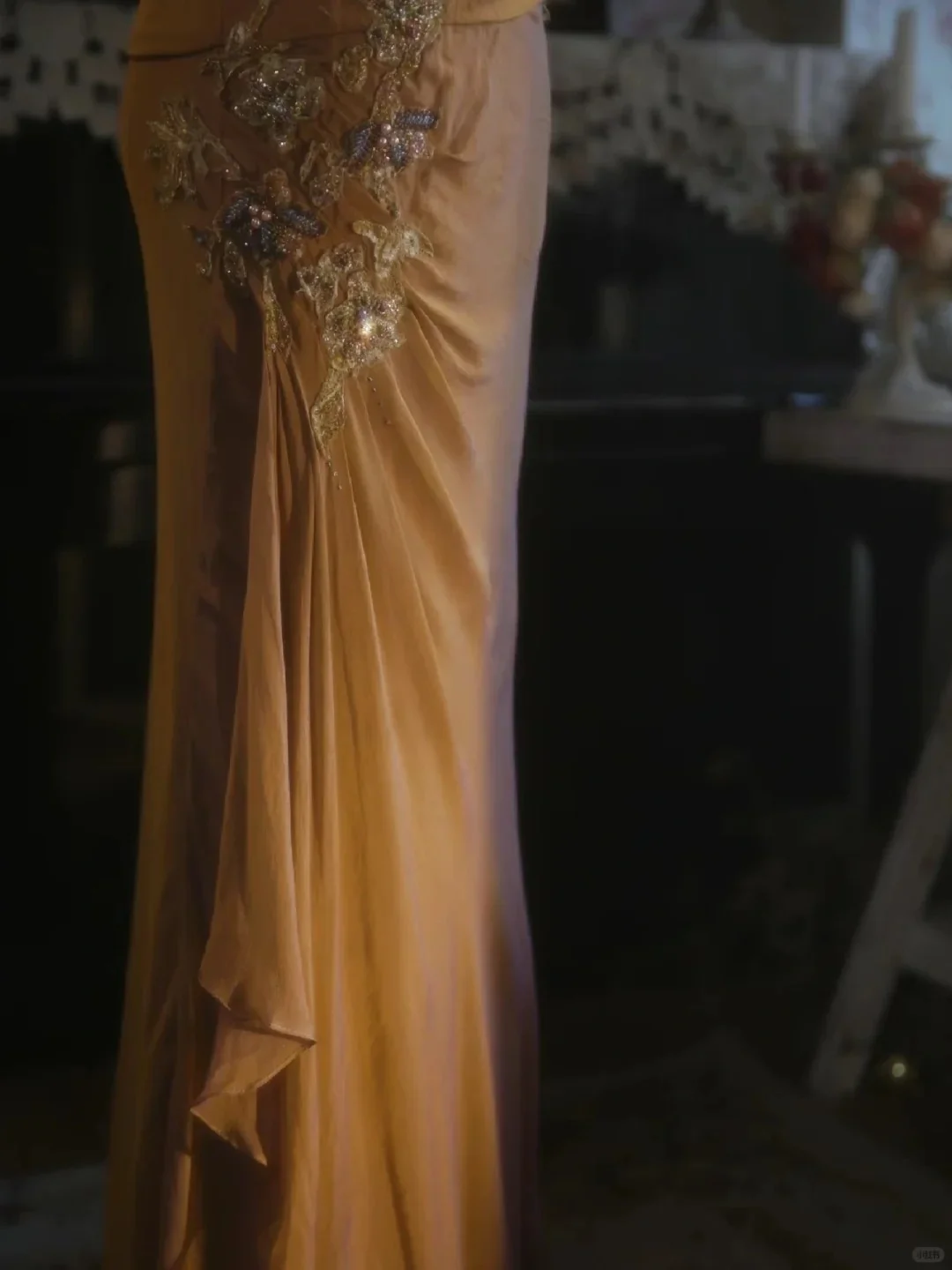 Beautiful Mermaid Spaghetti Strap Beaded Long Prom Dress P3425 - Image 7
