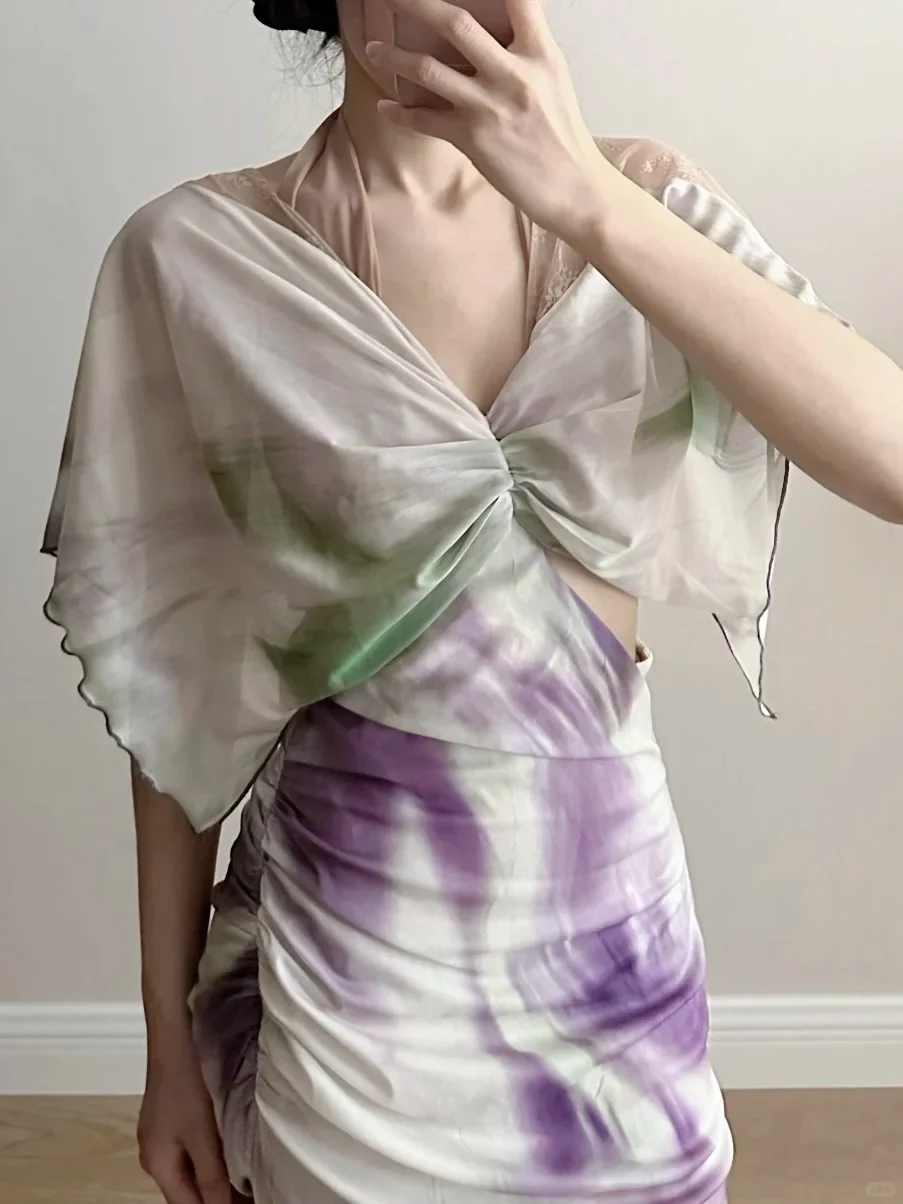 Chic Mermaid Chiffon Long Prom Dress Evening Dress P4263 - Image 4