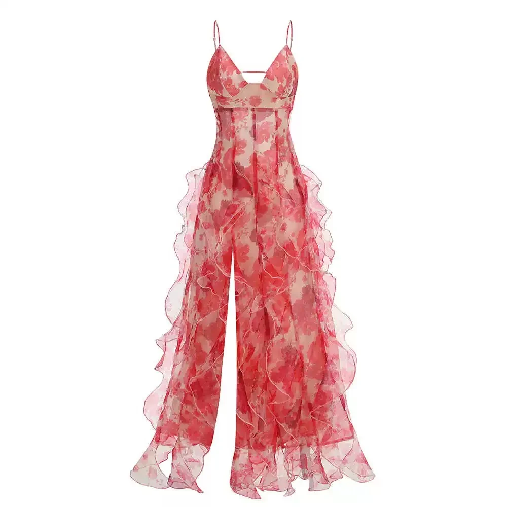Classic Floral Prom Dresses Long Prom Gown 22th Birthday Outfit P1382 - Image 8