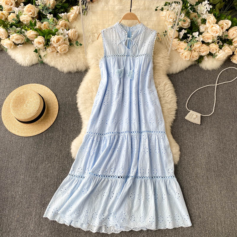 Cute bohemia vacations women's dress P104 - Image 5