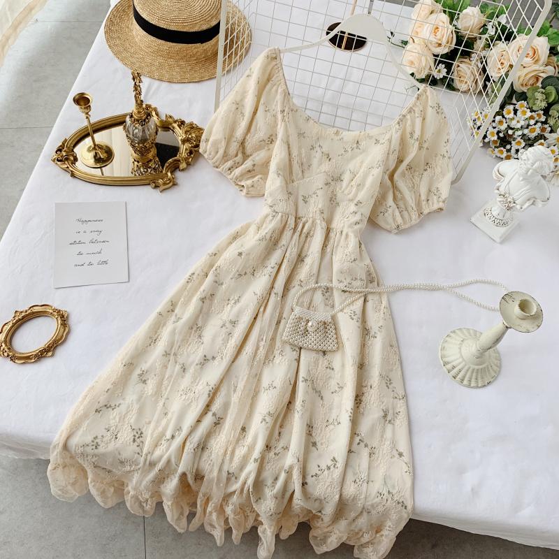 Cute lace dress women's dress P107 - Image 5