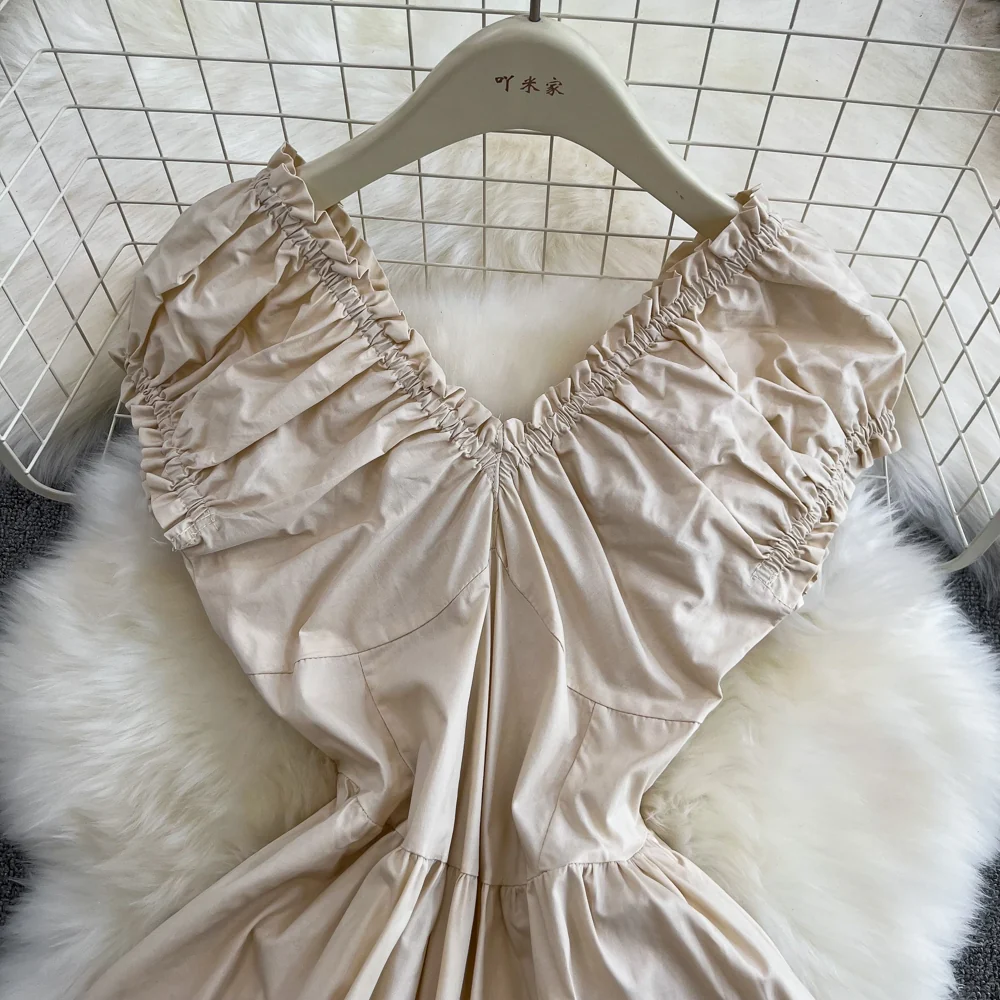 Cute V-neck Dress, Fashion Dress P263 - Image 3