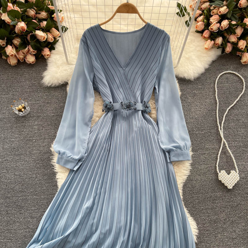 Cute V Neck Short Dress Fashion Dress P304 - Image 2