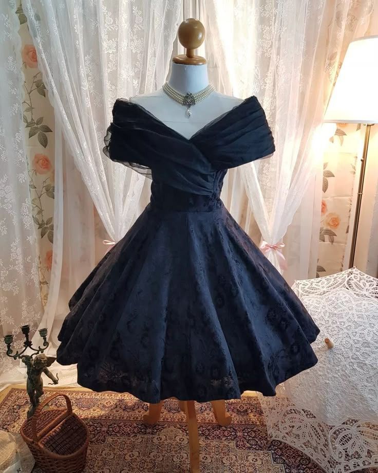 Fashion Homecoming Dress Navy Blue A Line Off Shoulder Pleated Cocktail Dress Short Birthday Party Dress P4981