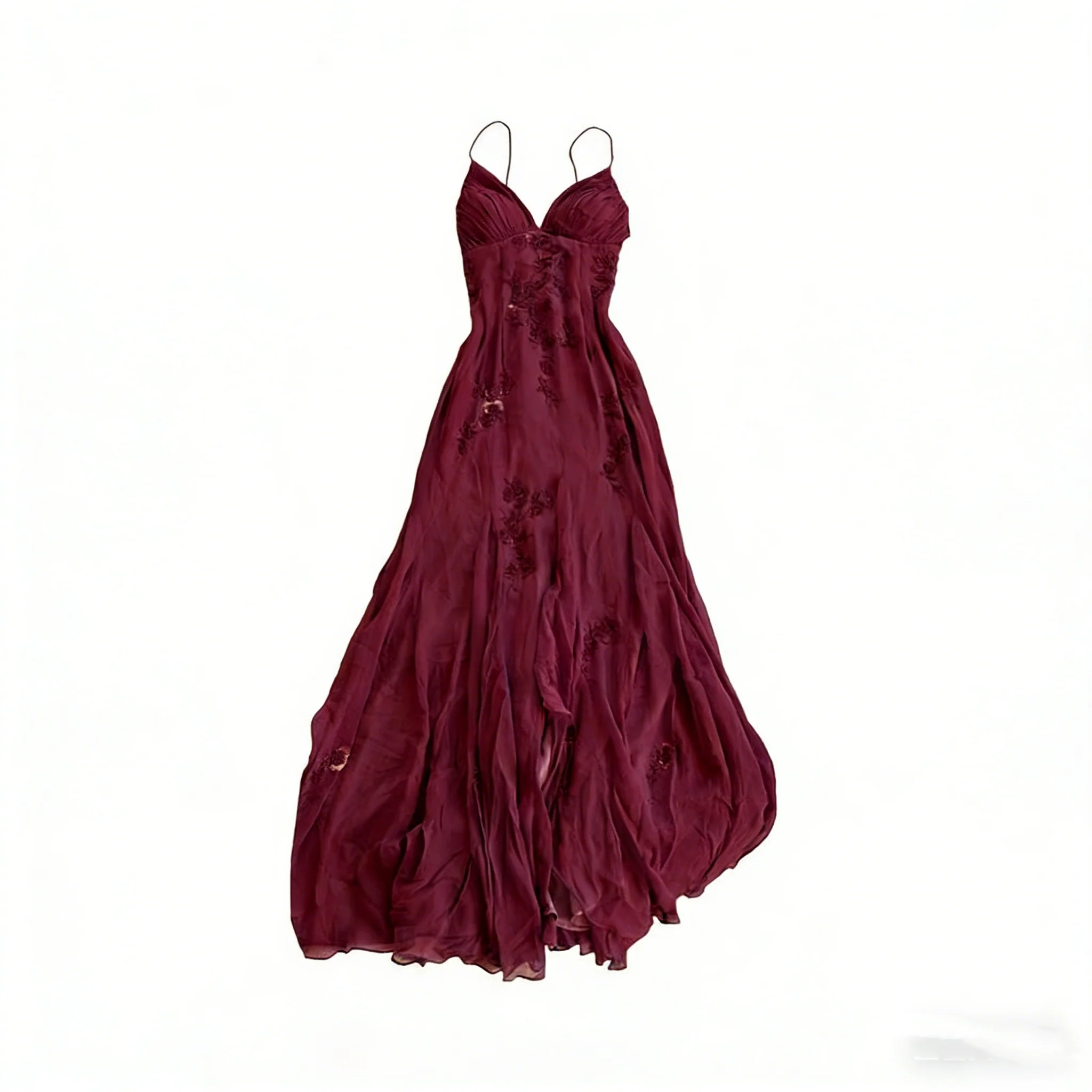 Modest A line Spaghetti Straps Prom Dresses 21th Birthday Outfits P440 - Image 8