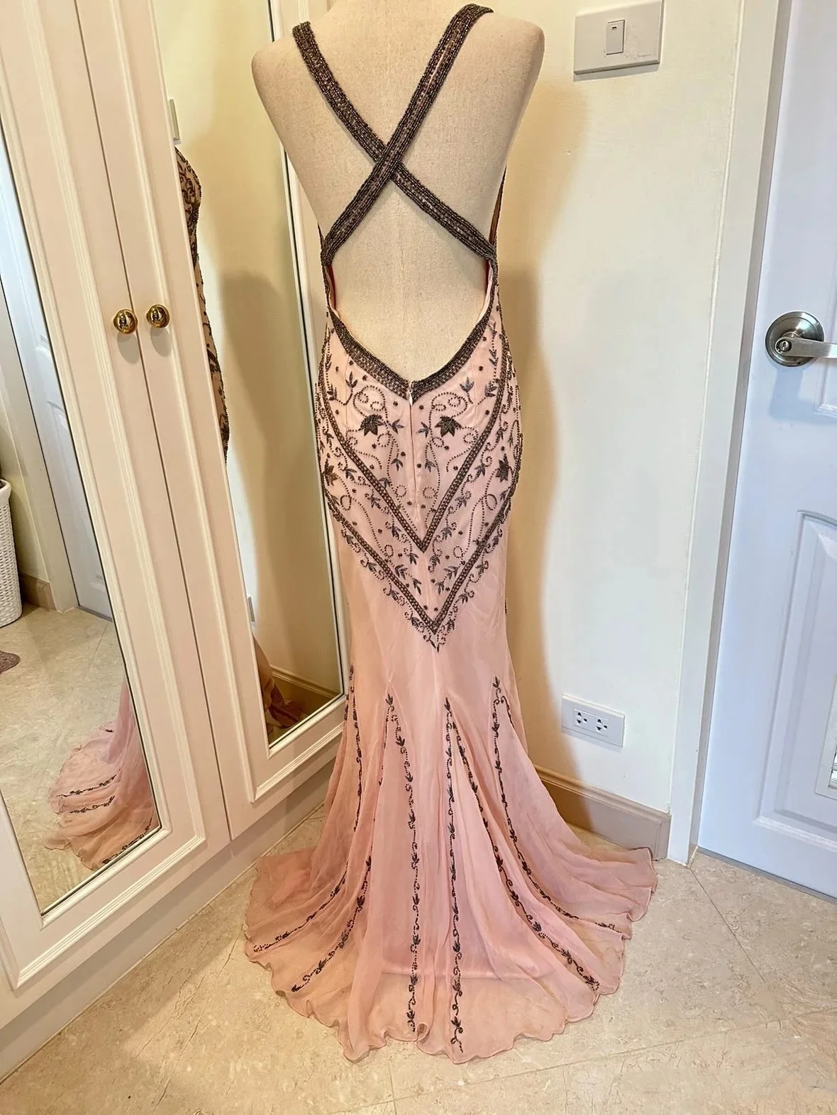 Modest Mermaid Long Prom Dresses 22th Birthday Outfits P438 - Image 10