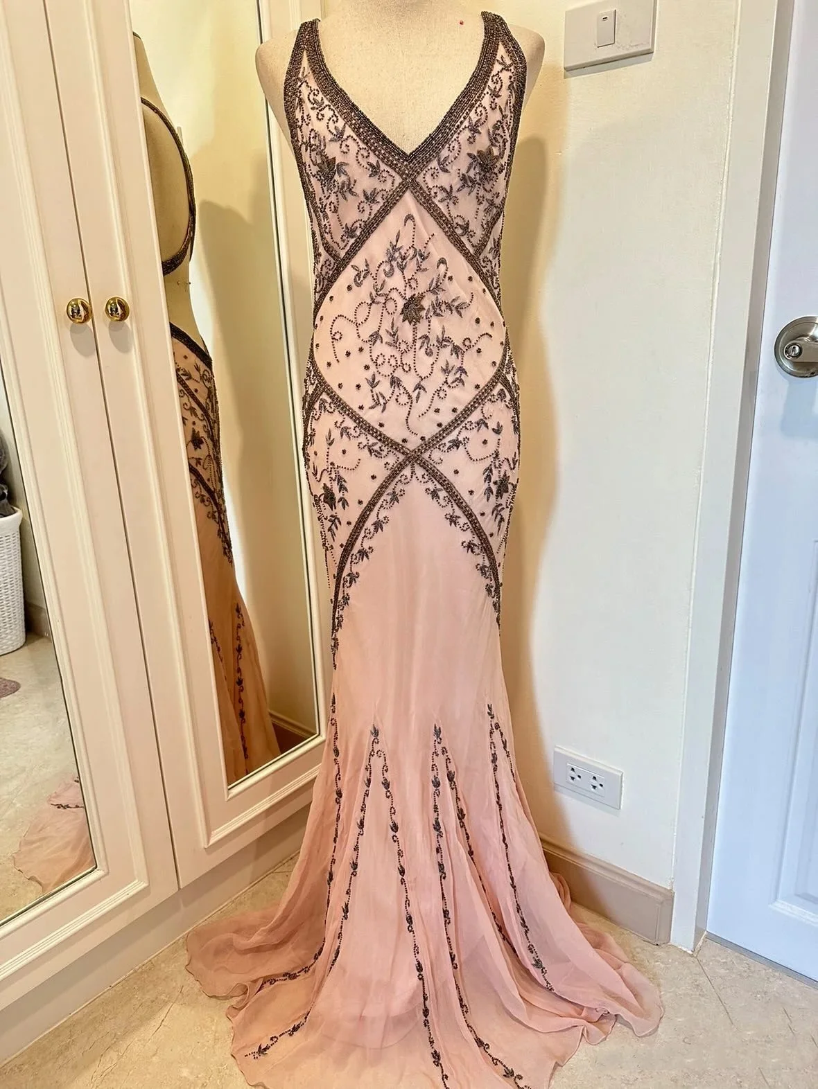 Modest Mermaid Long Prom Dresses 22th Birthday Outfits P438 - Image 9