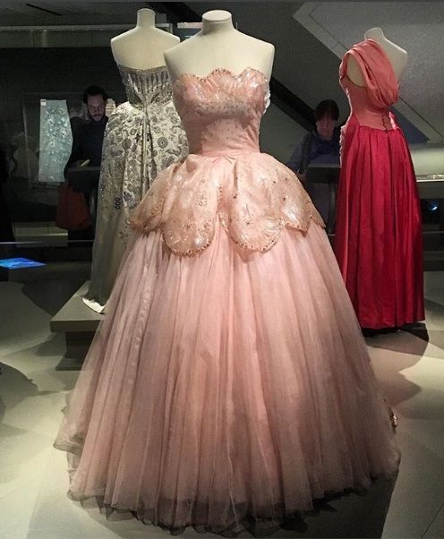 Pink Sweetheart Ball Gown Prom Dress with Lace P1176 - Image 5