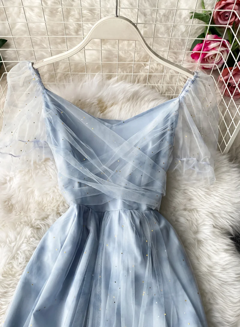 Pink Tulle Short Dress Summer Dress P333 - Image 5