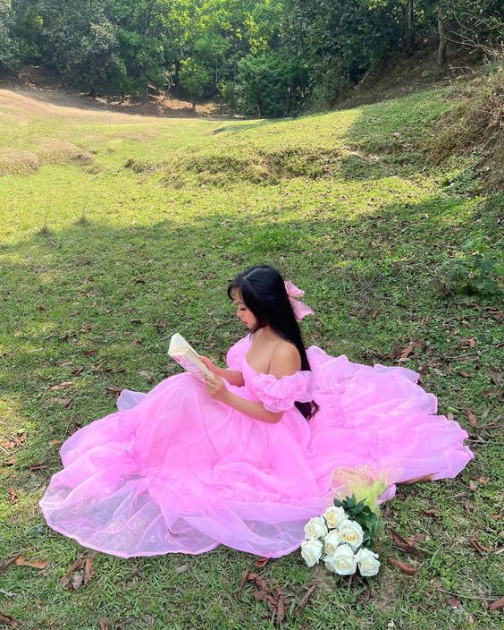 Princess 17th Birthday Dresses Pink Birthday Dress For Teens P356 - Image 3