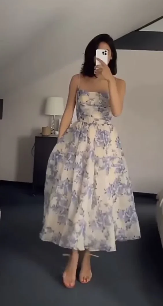 Sexy Floral Prom Dresses for Women Party Outfits 22th Birthday Outfit P1397 - Image 4