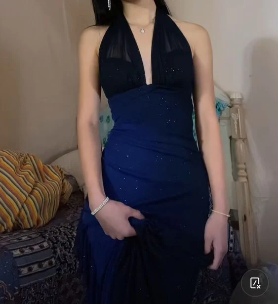 Sexy Mermaid Long Royal Blue Prom Dress Formal Dress P1070 - Image 2