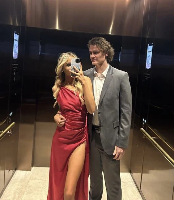 Sexy Mermaid One Shoulder Hot Pink Long Prom Dress P1624 - Image 2