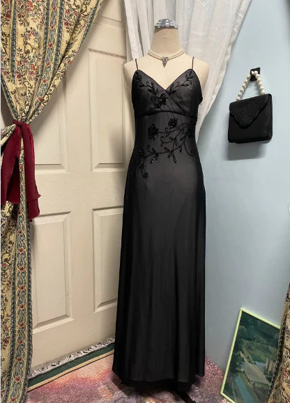 Sexy Mermaid Prom Gown With Straps Navy Blue Prom Dresses P1853 - Image 6