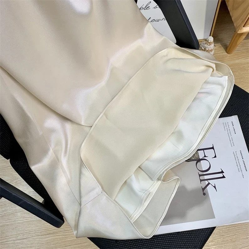 Sexy Mermaid Straps Ivory Satin Prom Dress 21th Birthday Outfits P685 - Image 6