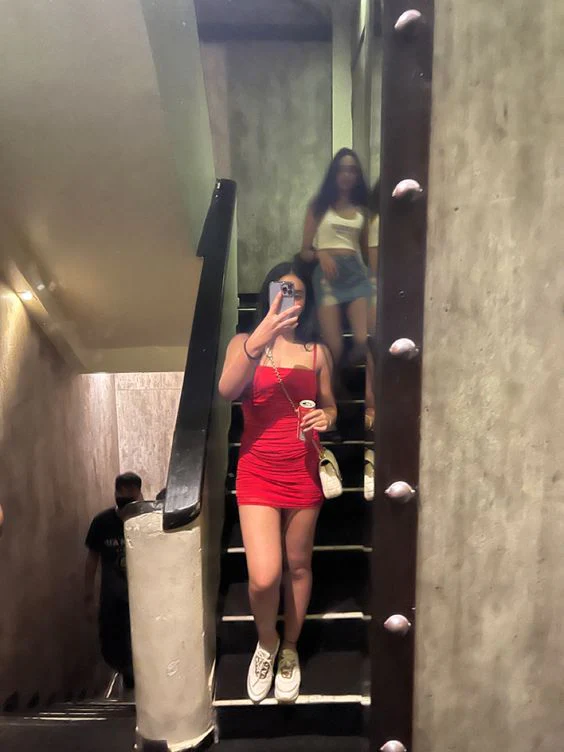 Sexy Sheath Red 18th Birthday Dresses Short Birthday Outfits P1627 - Image 2