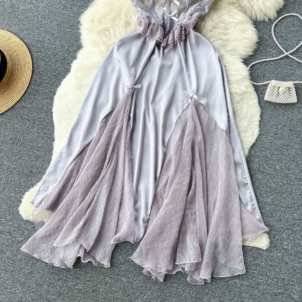 Sexy Spaghetti Straps Hot Lace Dress Women Holiday Dress P202 - Image 7