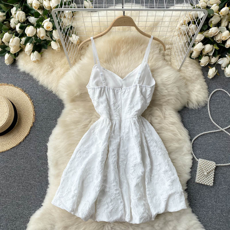 Sexy Spaghetti Straps Lace Short Dress Summer Women Holiday Dress P227 - Image 3