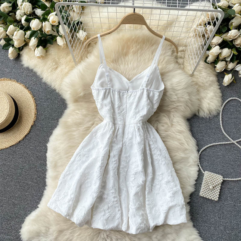 Sexy Spaghetti Straps Lace Short Dress Summer Women Holiday Dress P227 - Image 5
