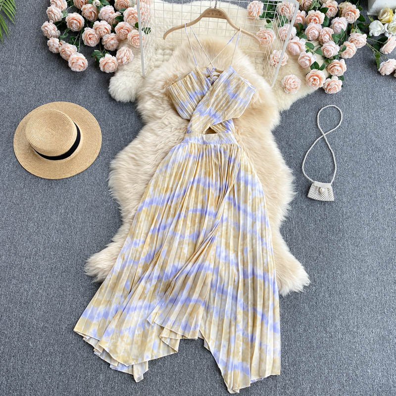 Sexy Spaghetti Straps Summer Backless Dress Hot Women Dress P154 - Image 3