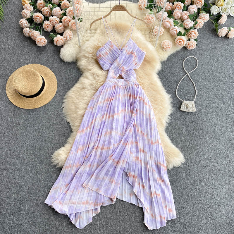 Sexy Spaghetti Straps Summer Backless Dress Hot Women Dress P154 - Image 5