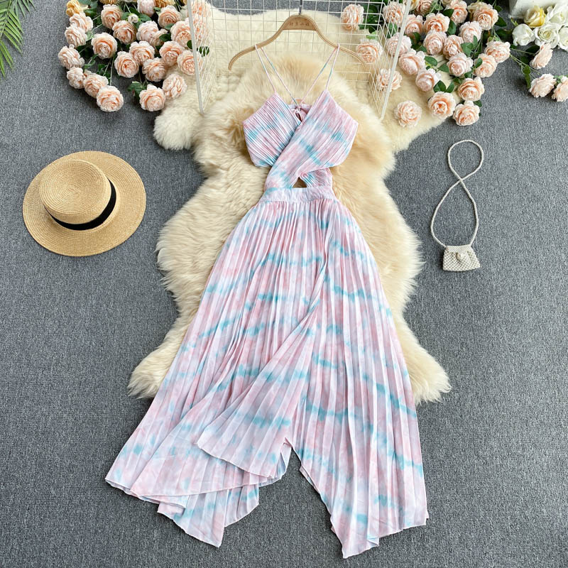 Sexy Spaghetti Straps Summer Backless Dress Hot Women Dress P154 - Image 6