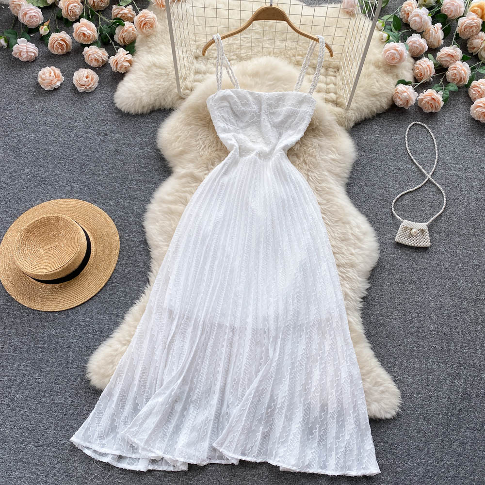 Sexy Spaghetti Straps Summer Beach Dress Women Holiday Dress P197 - Image 5