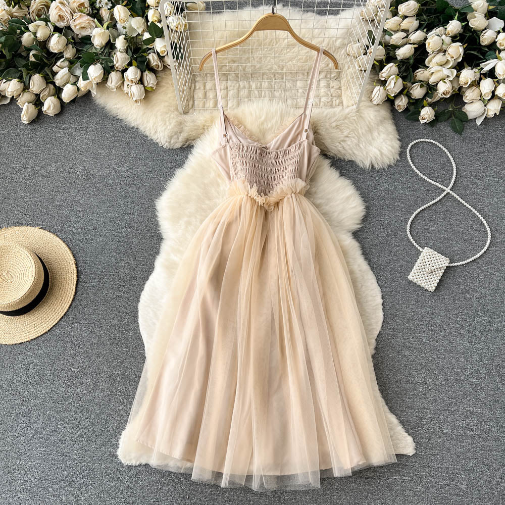 Sexy Spaghetti Straps Tulle Short Dress Hot Women Dress P144 - Image 2