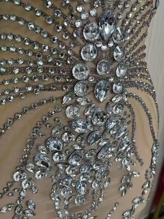 Sexy Strapless Champagne Birthday Dresses Sparkle Birthday Outfits P794 - Image 7