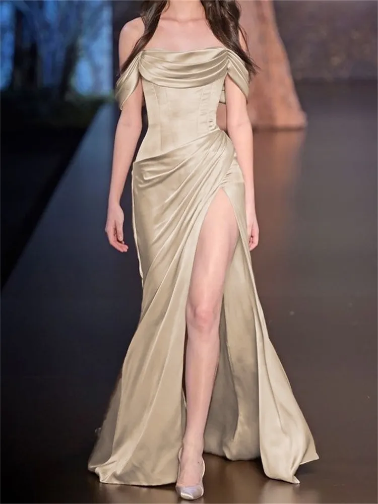 Sheath Prom Dresses Minimalist Dress Evening Party Dress Sleeveless Prom Dress P765 - Image 3