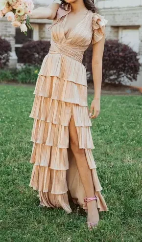 Simple A line Long Prom Dresses Evening Dress P1998 - Image 7