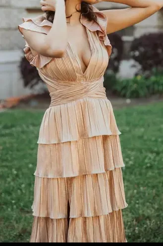 Simple A line Long Prom Dresses Evening Dress P1998 - Image 8