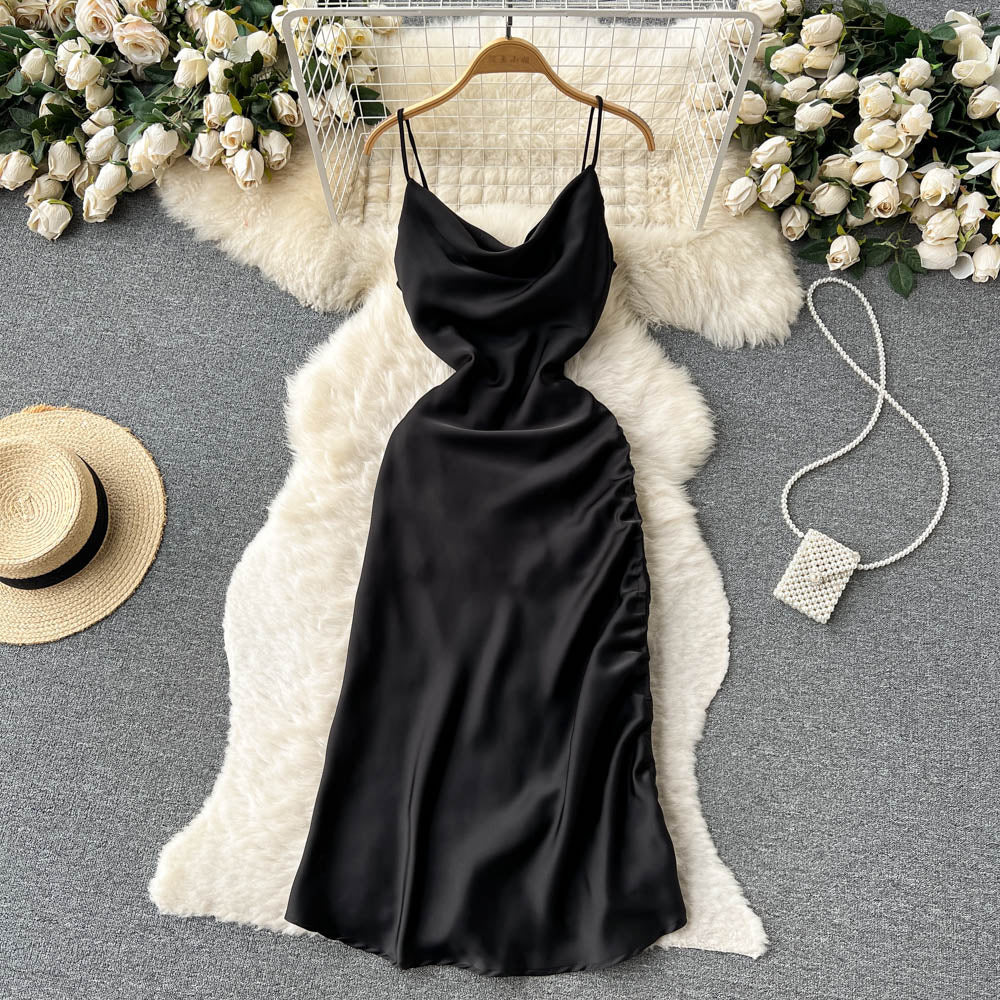 Simple Satin Dresses, Fashion Dresses P269 - Image 10