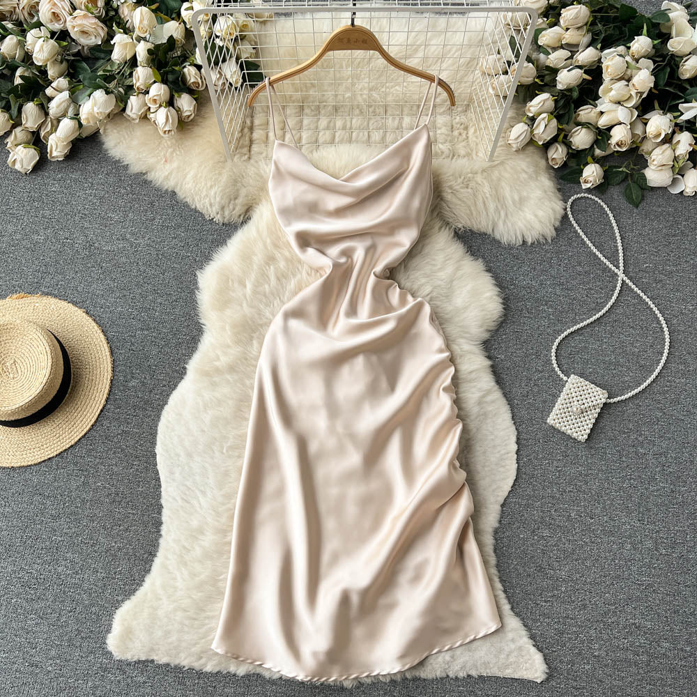 Simple Satin Dresses, Fashion Dresses P269 - Image 6