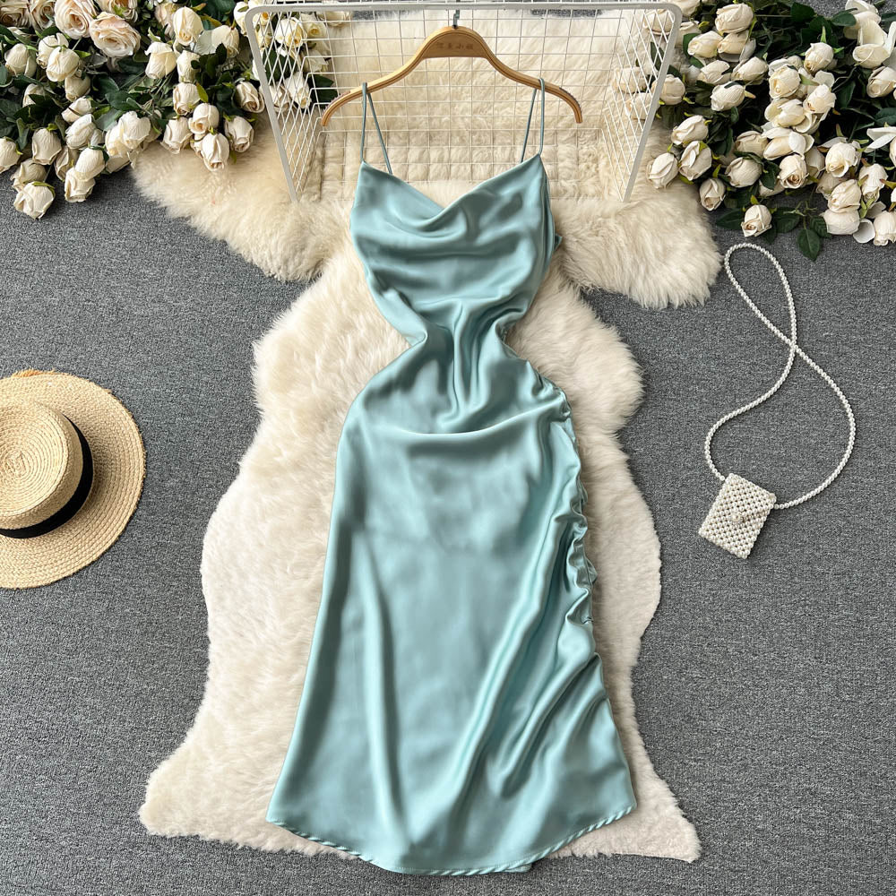 Simple Satin Dresses, Fashion Dresses P269 - Image 7