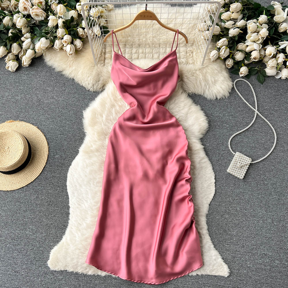 Simple Satin Dresses, Fashion Dresses P269 - Image 8