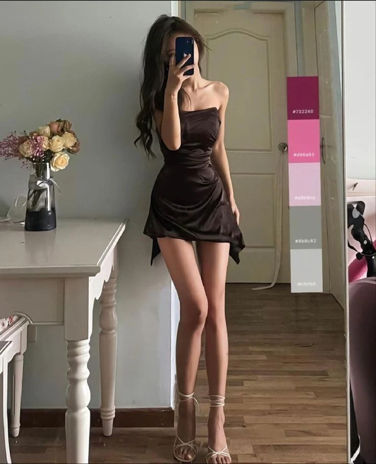 Simple Sheath Strapless 18th Birthday Dresses Birthday Outfits P1036