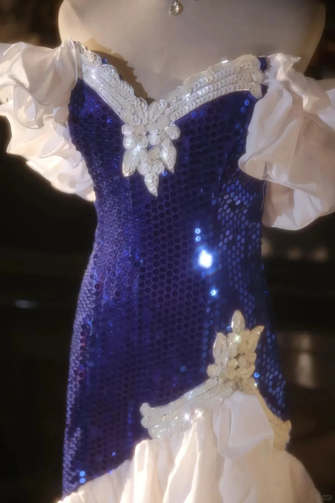 Sparkling One Shoulder Violet Sequin Mermaid Long Prom Dress P3426 - Image 2