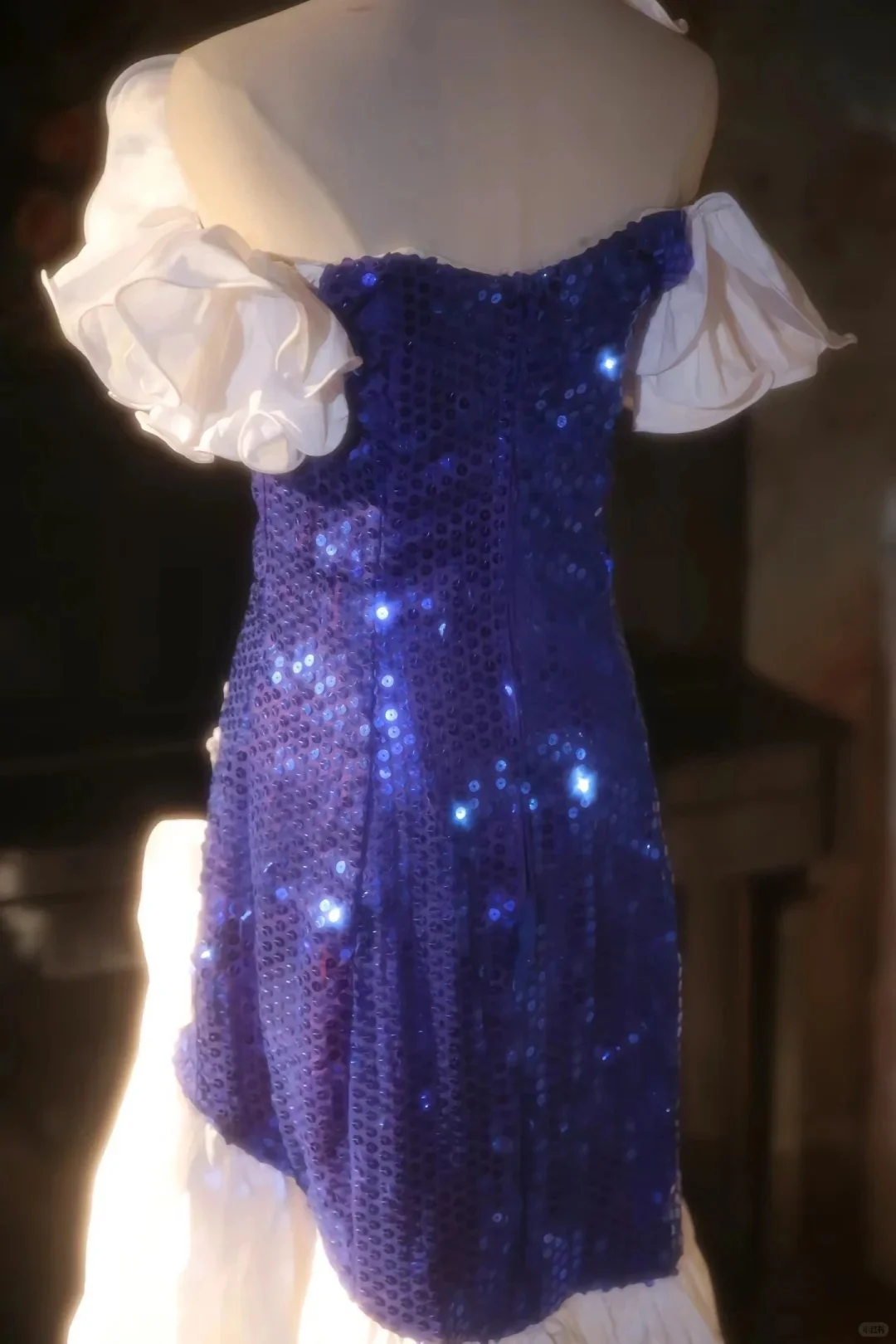 Sparkling One Shoulder Violet Sequin Mermaid Long Prom Dress P3426 - Image 7