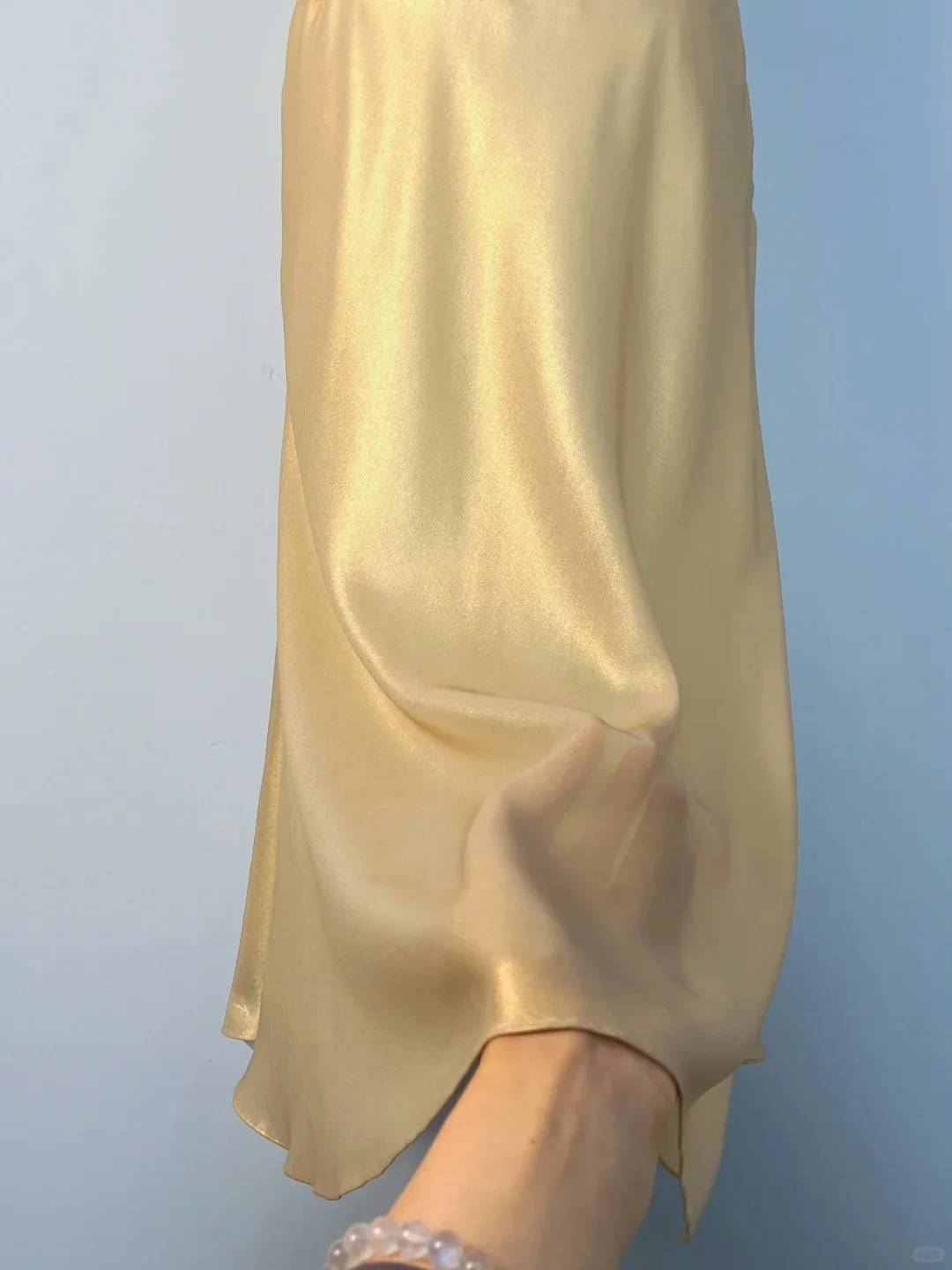 Stunning Champagne Halter Neck Sparkling Homecoming Dress P3367 - Image 3