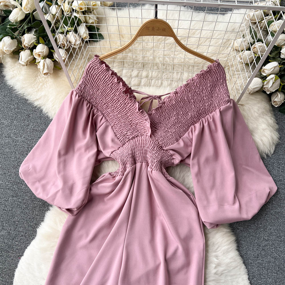 Stylish V-neck Long Sleeve Jumpsuits p268 - Image 4