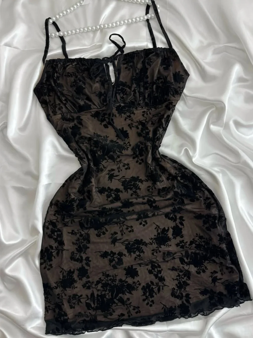 Vintage Purple Black Lace Strap Mini Homecoming Dress P3419 - Image 5
