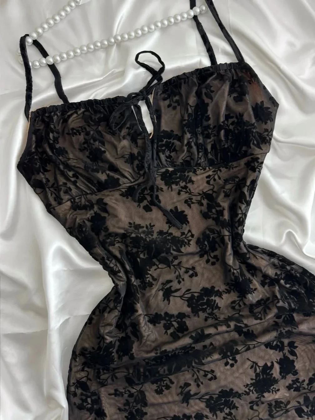 Vintage Purple Black Lace Strap Mini Homecoming Dress P3419 - Image 6